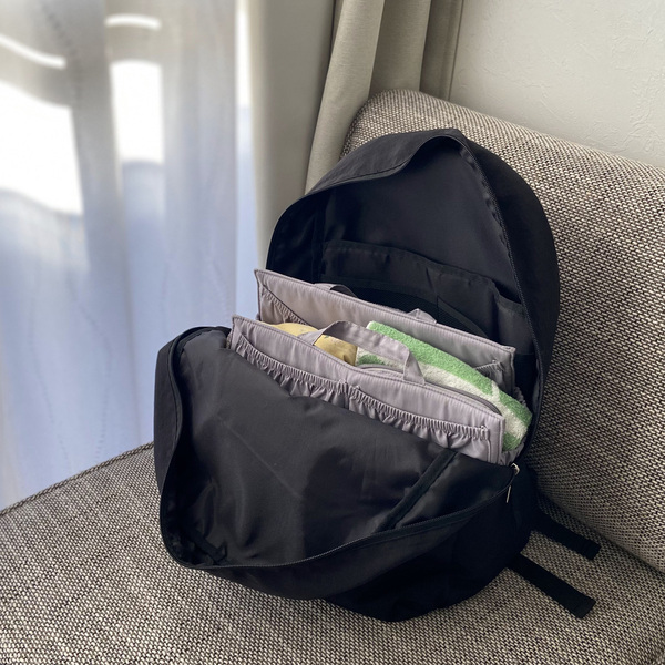 オムツ・着替えが迷子にならない！「kukka ja puu バッグインバッグ」愛用レポ[PR]