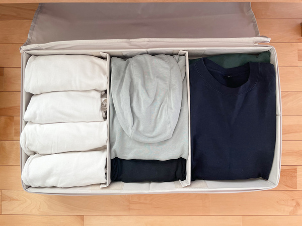 ベッド下のデッドスペースを収納に！「隙間を活用 ベッド下収納 キャスター付き」[PR]