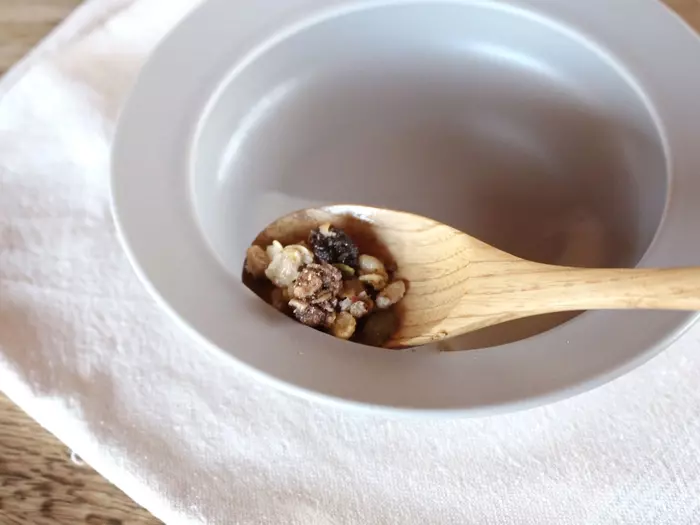 きれいに食べ終わると気持ちがいいね。家族ニッコリ「すくいやすいボウル」