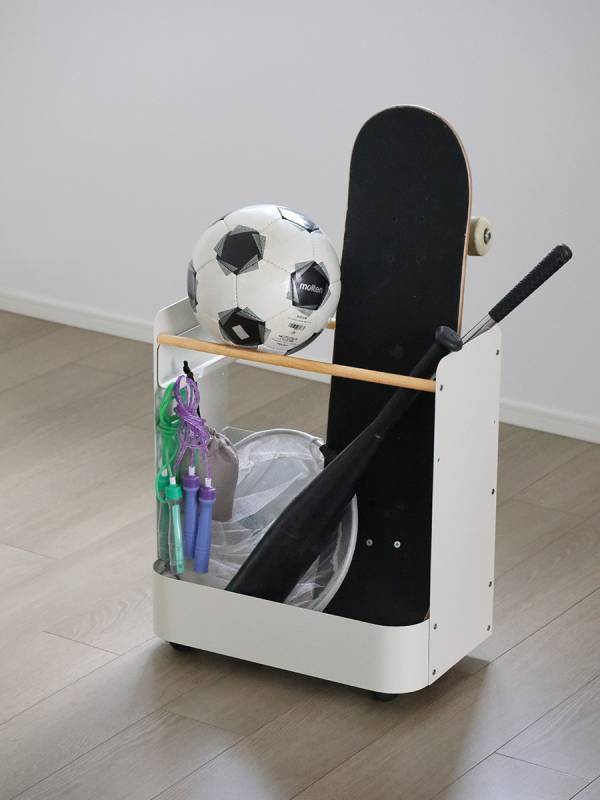 おサボりなし！ヨガマットもローラーもまとめて収納「宅トレ」用品置き場[PR]