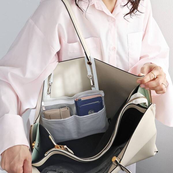 バッグごちゃ～…に悩むスタッフ3名が実践！『吊り下げポケット』ちょい足しで、日々の快適指数アップ[PR]