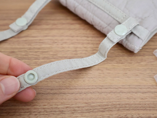 2WAYだから、ワンピースの日にも安心。kukka ja puuの「イブル素材の移動ポケット」[PR]