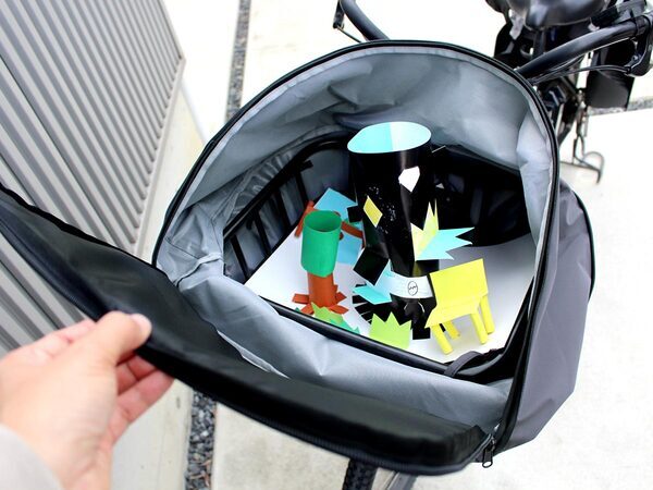 もう前カゴから荷物があふれない！自転車派ママの即戦力「拡張できるカゴカバー」[PR]