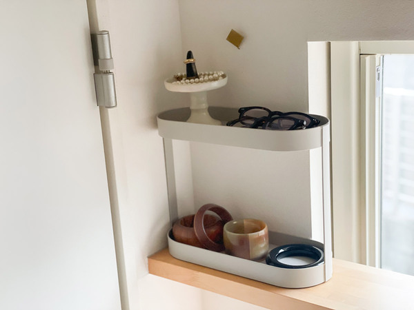 収納力をおしゃれにUP！Ordre（オルドル）の「 飾りながら収納できる 2段ラック」[PR]