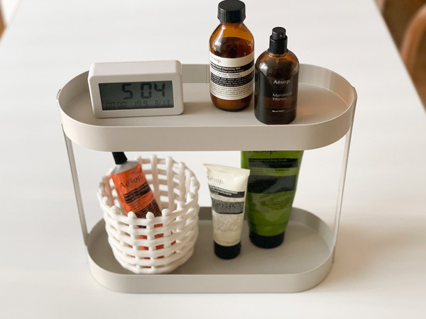 収納力をおしゃれにUP！Ordre（オルドル）の「 飾りながら収納できる 2段ラック」[PR]