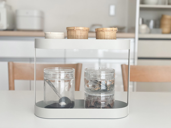 収納力をおしゃれにUP！Ordre（オルドル）の「 飾りながら収納できる 2段ラック」[PR]