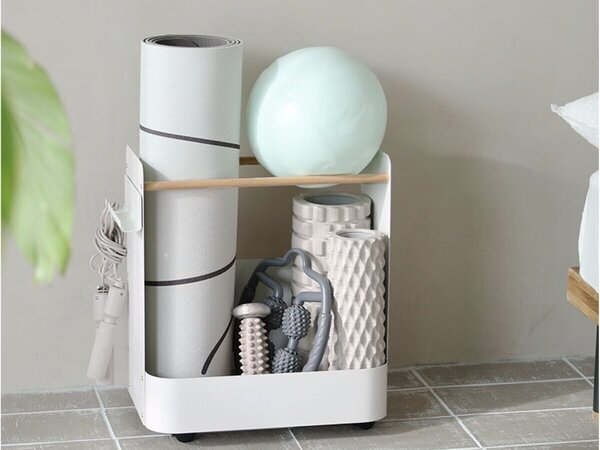 家電の目隠し収納にも◎宅トレ道具だけじゃない「フィットネス収納」活用術【インスタグラマーさんのもの選び】[PR]