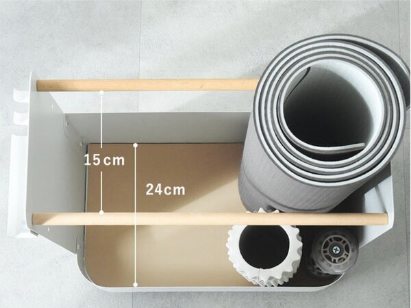 家電の目隠し収納にも◎宅トレ道具だけじゃない「フィットネス収納」活用術【インスタグラマーさんのもの選び】[PR]