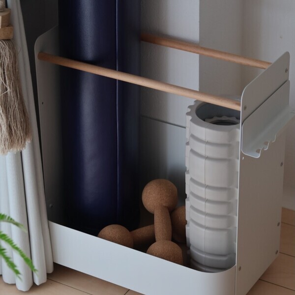 家電の目隠し収納にも◎宅トレ道具だけじゃない「フィットネス収納」活用術【インスタグラマーさんのもの選び】[PR]