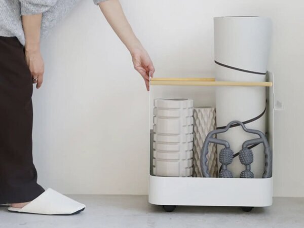 家電の目隠し収納にも◎宅トレ道具だけじゃない「フィットネス収納」活用術【インスタグラマーさんのもの選び】[PR]