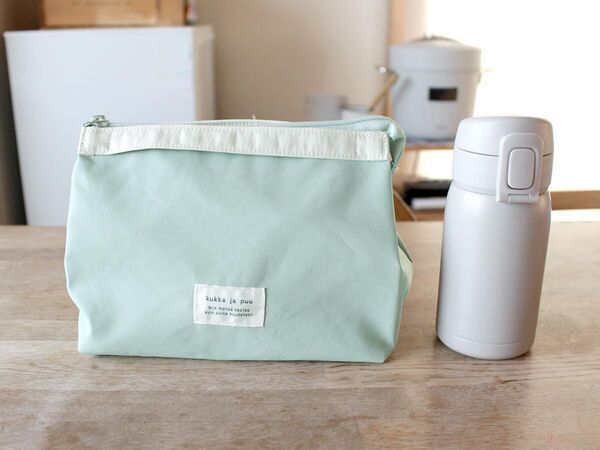 春からの学童弁当に。しっかり入るのにかさばらない！持ち手すっきりランチバッグ[PR]