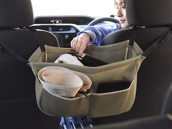 車内快適化の黄金コンビ「カーポケット＆吊り下げゴミ箱」スタッフたちはこう使う！[PR]