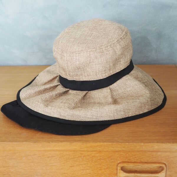 毎日使いにちょうどいい。首後ろまでカバーできる「ジュート風ハット」[PR]