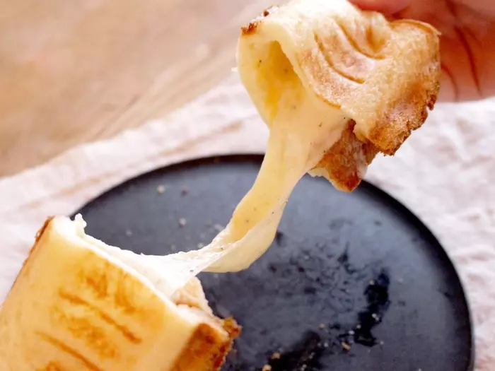 レンチンでこの「ザクッと焼き目」は感動！手軽すぎる、食べ切りホットサンドメーカー