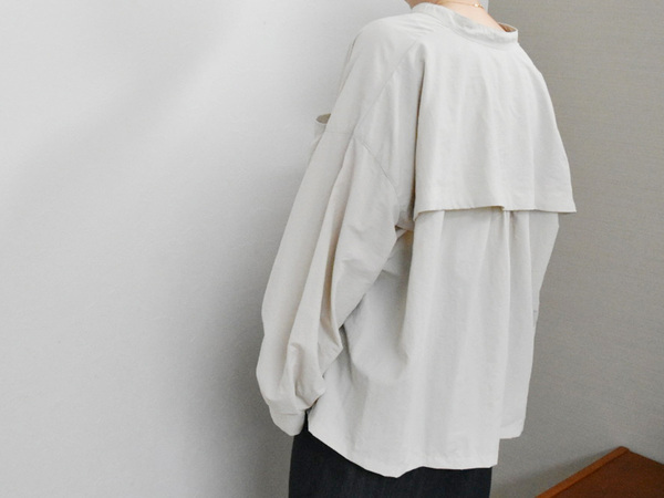 外時間が楽しみになる、隠れメッシュで快適に過ごせるバンドカラーシャツ[PR]