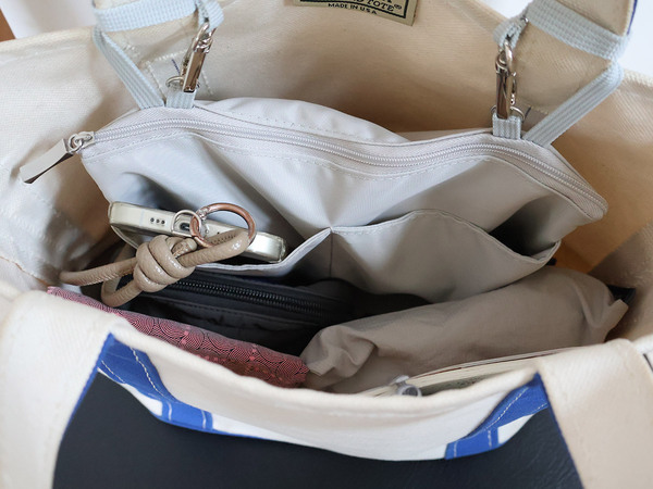 「ここにポケットがあったら...」が叶う。人気の吊り下げタイプのバッグインバッグから、Lサイズ登場。[PR]