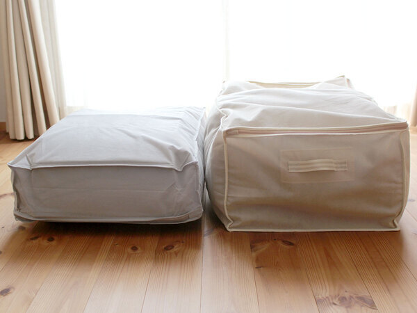 布団の衣替えをラク家事化。冬寝具スッキリ、立て置きできる布団収納ケース[PR]