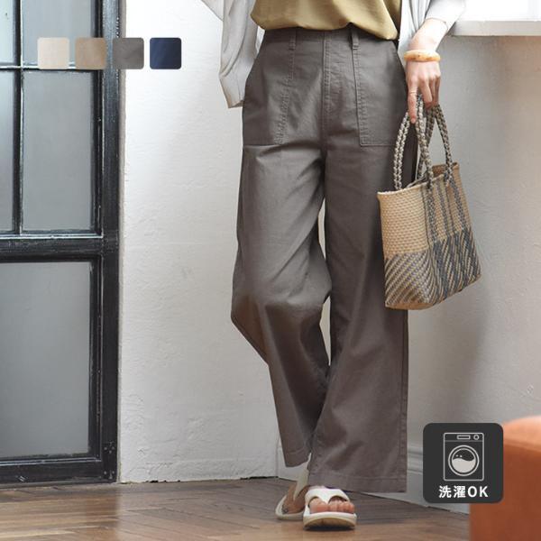 ナチュラル服を着回したい。コットンリネンでさらり快適、スタッフのイチ推し『ベイカーパンツ』[PR]