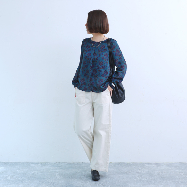 ナチュラル服を着回したい。コットンリネンでさらり快適、スタッフのイチ推し『ベイカーパンツ』[PR]