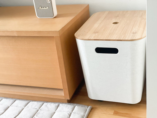 「荷物の一時置きに キャスター付き収納」は、フタあり派？なし派？[PR]