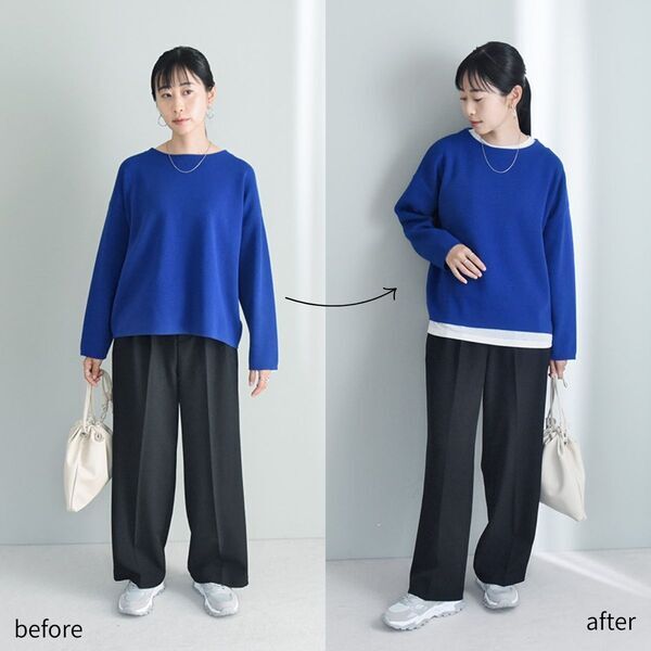 ほったらかし服の復活チャンス！？スタッフのレイヤード着回し術を大公開[PR]