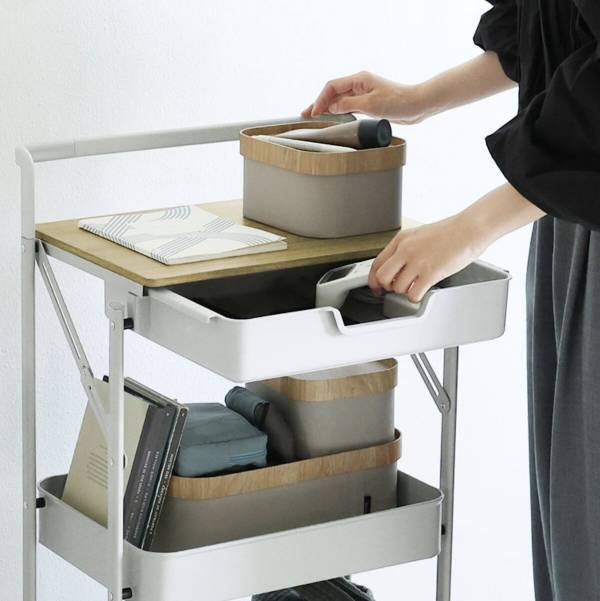 『ざっくり収納×ちょい置き作業台×小物も片付く』欲しい機能満載の引き出しつきワゴン、インスタグラマーさんはこう使う！[PR]