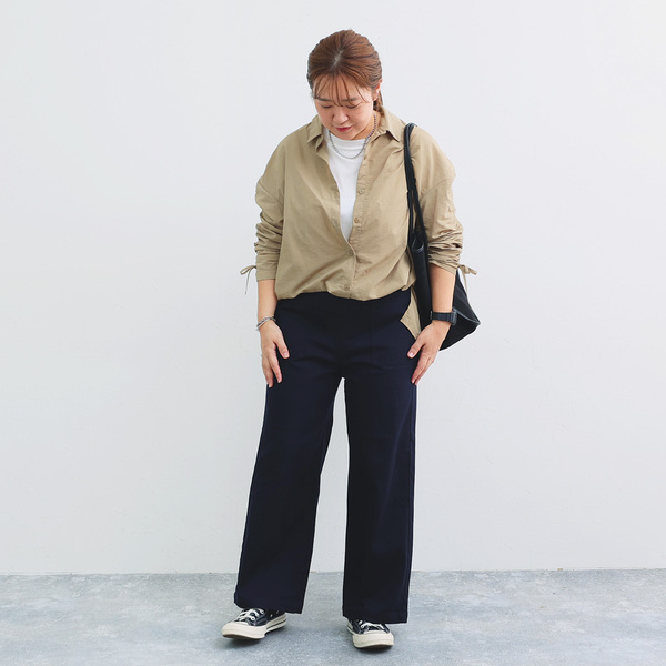 寒くなったら何着よう？「あったか裏パウダー起毛パンツ」からはじめるスタッフの冬支度[PR]