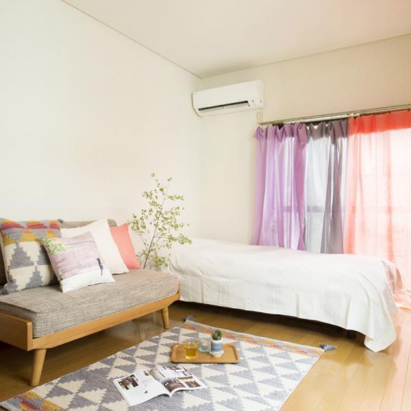 布アイテムだけでおしゃれ部屋に！【パパッとできる模様替え術】