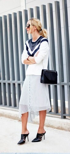 脱・地味なオンナ！流行の「ピンストライプ」を着こなすカンタンなルール