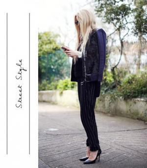 脱・地味なオンナ！流行の「ピンストライプ」を着こなすカンタンなルール