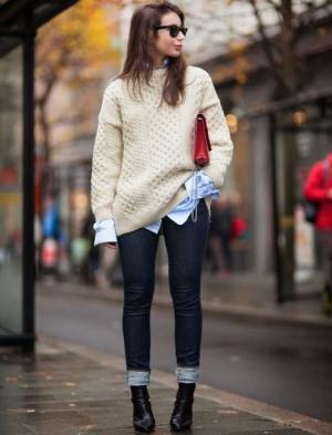 サイズ感を間違えやすい！ニットを一番オシャレに着こなすテク