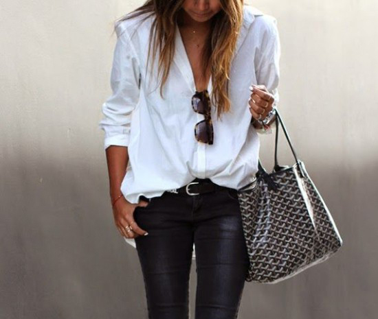 定番「白シャツ」の旬の着こなし方とは？一気にあかぬけオトナ女子に！