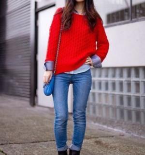 バレンタイン当日は「赤」のポイントコーデで気分をアゲて！