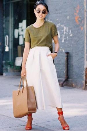 大本命トレンド「ガウチョパンツ」のオンもオフも大活躍するコーデって？