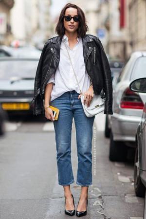 レザージャケットを女っぽく！リラックスフェミニンに着こなす方法6パターン