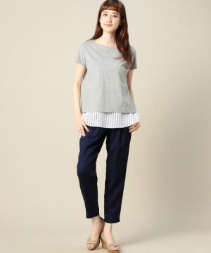 【大人のおしゃれ】シンプル過ぎない夏のトレンドTシャツの着こなし方法