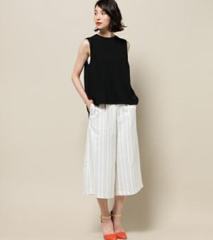 大人っぽく着られるノースリーブって？夏は旬の着こなしでスッキリ品よく！