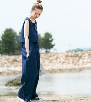 大人っぽく着こなしたい「2015年夏ビーチファッション」カジュアルコーデ4選