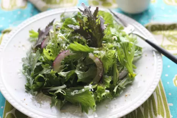 一品で旬野菜を満喫！つくりおき・シーザー風グリーンサラダ