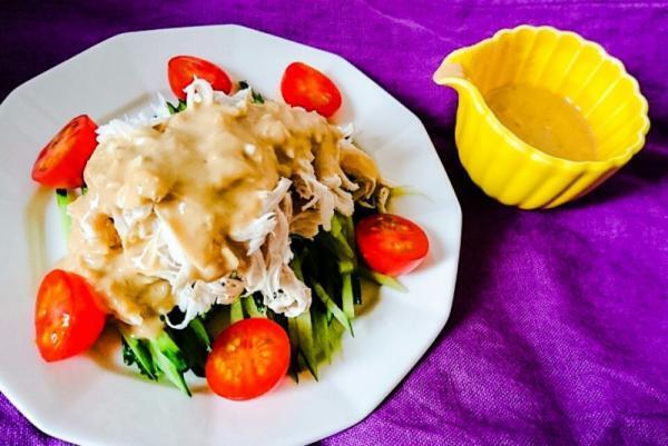 甘酒が味の決め手！砂糖を使わずヘルシーな簡単バンバンジーレシピ