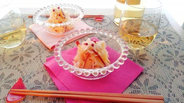 むくみ対策レシピ。甘酸っぱさがクセになる【切り干し大根のフルーツマリネ】
