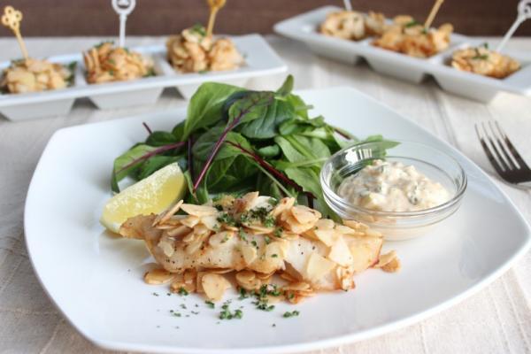 低糖質でも満腹感あり！【白身魚のアーモンドフライ】レシピ