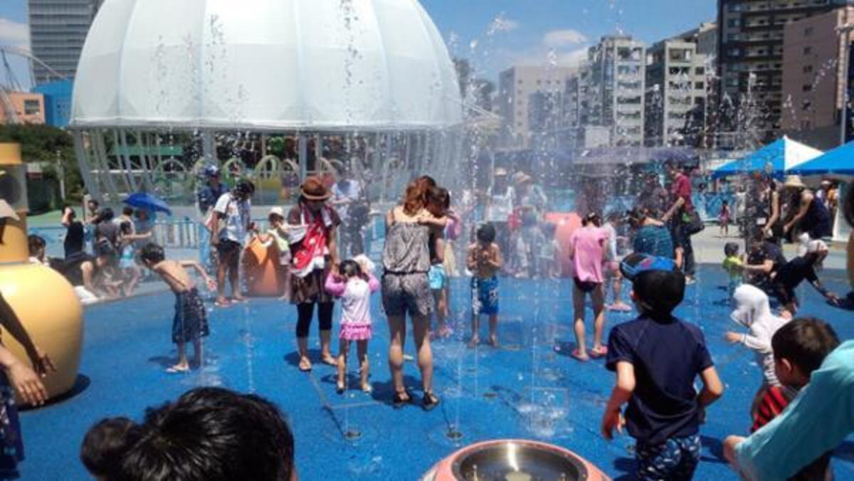 東京ドームシティで水遊び わくわく ウォーターガーデン に泡アトラクションが仲間入り 17年5月8日 ウーマンエキサイト 1 3