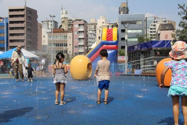 東京ドームシティで水遊び！「わくわく！ウォーターガーデン」に泡アトラクションが仲間入り
