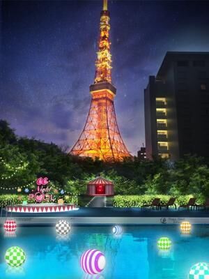 7月8日オープン！『CanCam』プロデュースのナイトプールが東京プリンスホテルに登場