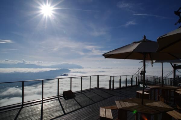 雲海を望むカフェ！長野・竜王マウンテンパーク「SORA terrace cafe」オープン