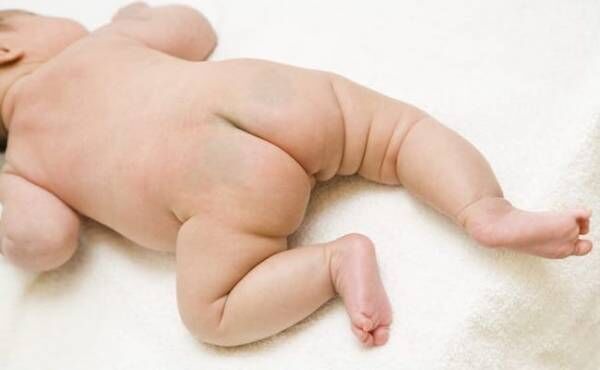 赤ちゃんの蒙古斑のイメージ