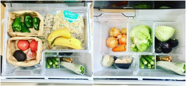 【100均】「野菜収納ボックス」で野菜室をスッキリ整頓【冷蔵庫収納】