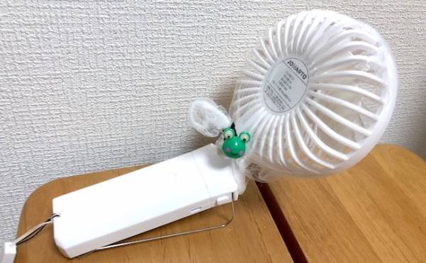 夏の熱中症対策に買ってよかった！モバイルバッテリー内蔵ハンディファン