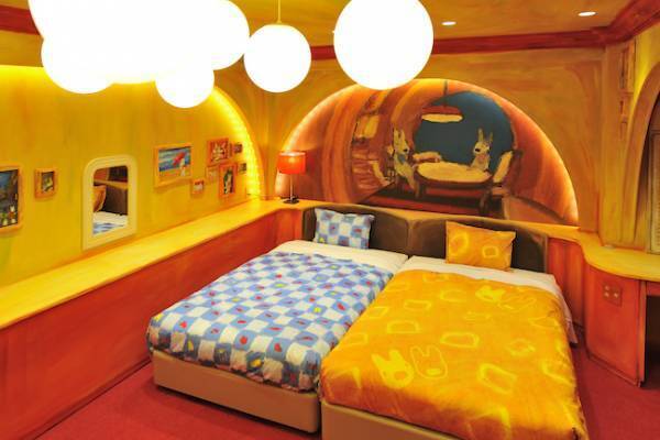 一歩入ったら絵本の世界♡可愛すぎるリサとガスパールルームに泊まりたい